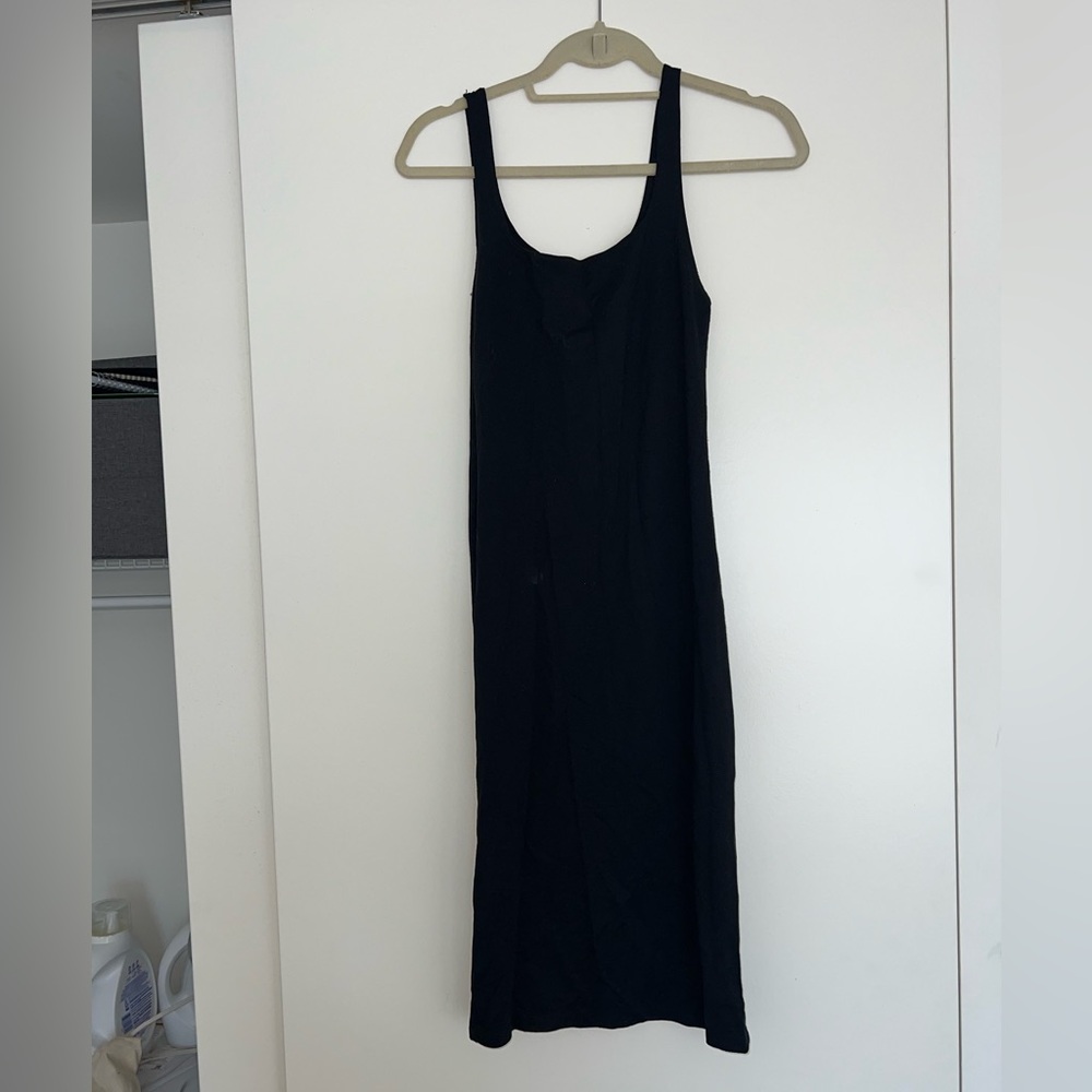 Black basic dress from Zara